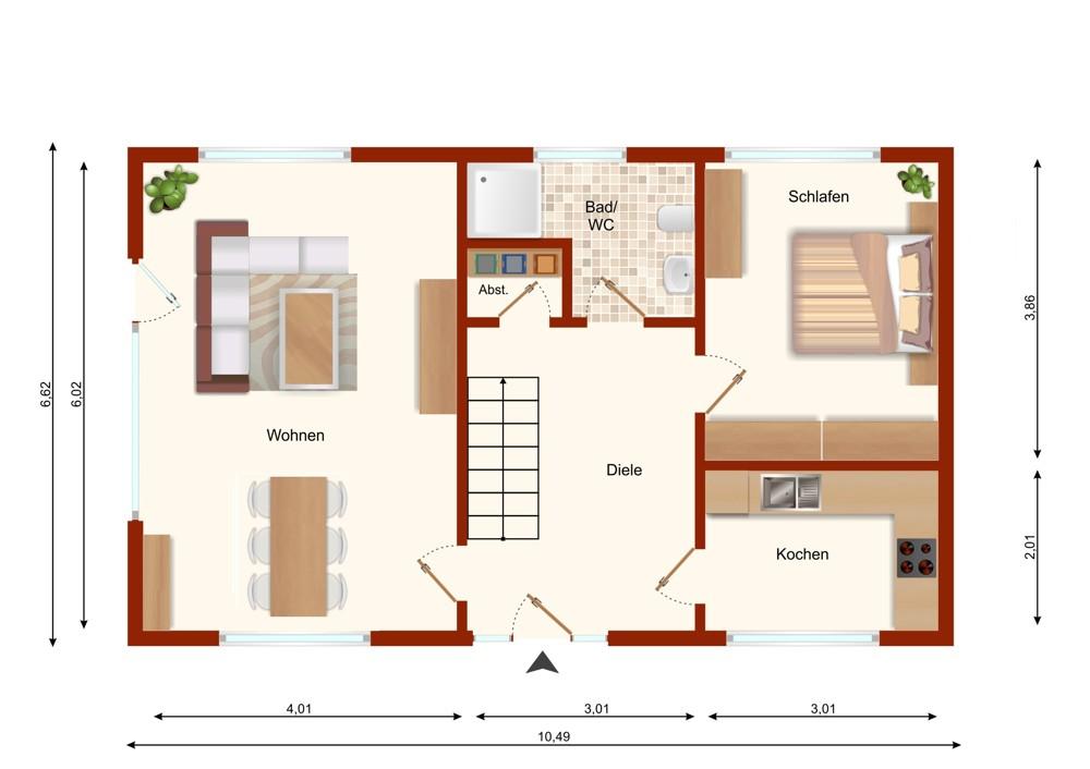 Grundriss Erdgeschoss