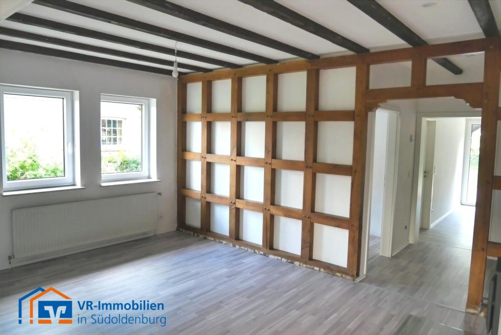 Schöne Erdgeschosswohnung mit Einbauküche in Garrel OT Falkenberg - Foto 1