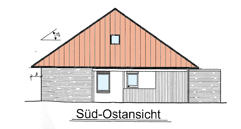 Moderne Bungalowhälfte mit Einbauküche und Carport an der Thülsfelder Talsperre! - Foto 1
