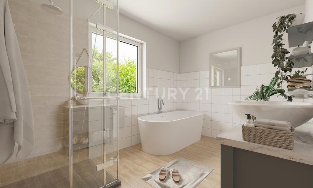 Beispiel Badezimmer untere EG-Wohnung 