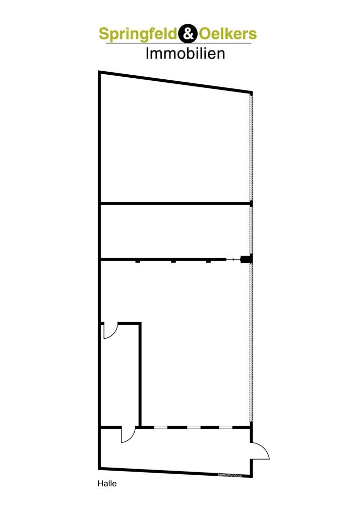 Grundriss Hallen