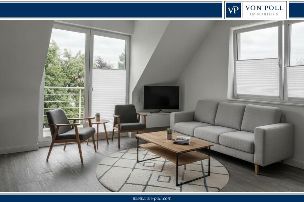 Neuwertige Dachgeschosswohnung mit Balkon, Kellerabteil und Stellplatz - Photo 1