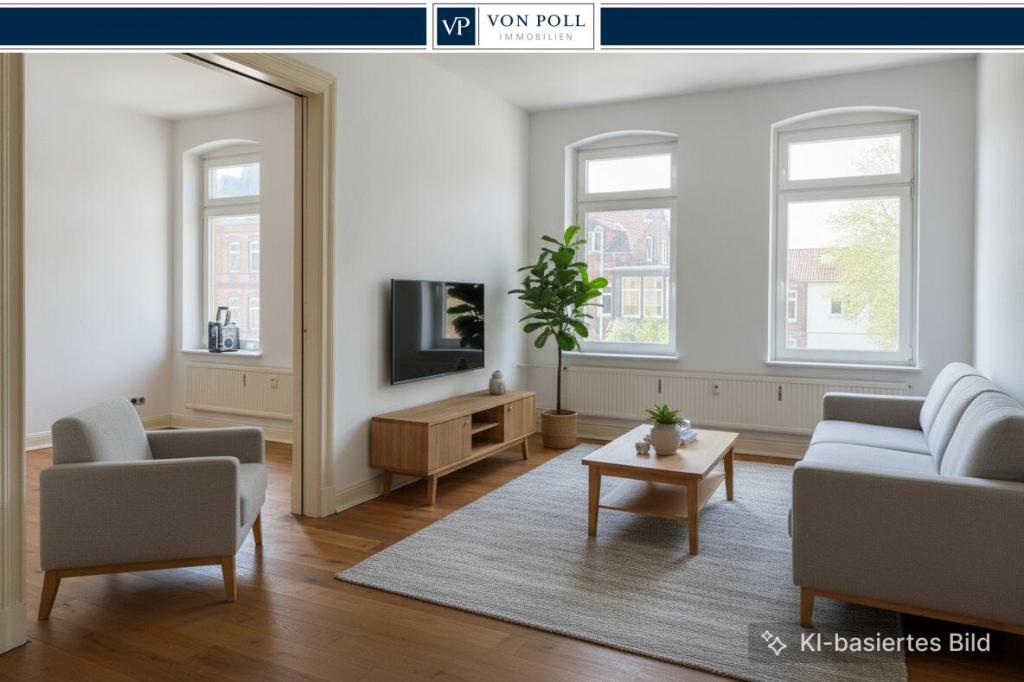 Klassischer Altbau nach Kernsanierung mit Balkon - Photo 1