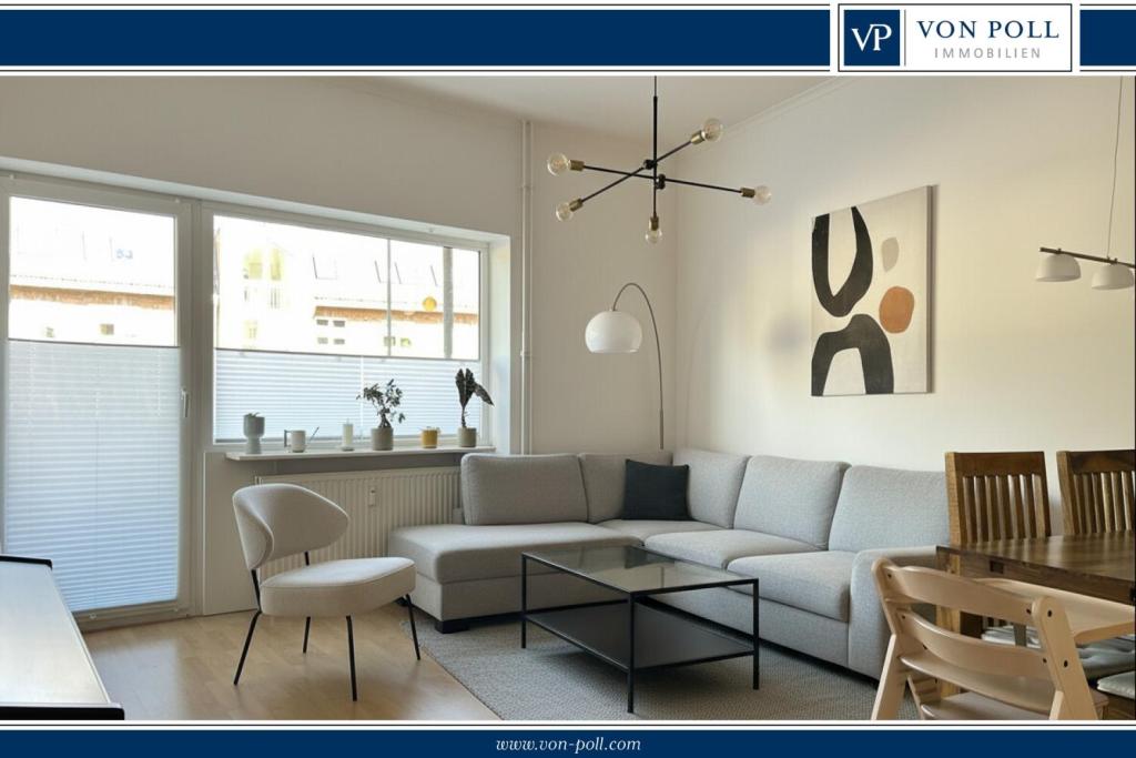 Gemütliche 3-Zimmer-Erdgeschosswohnung mit Balkon - Photo 1