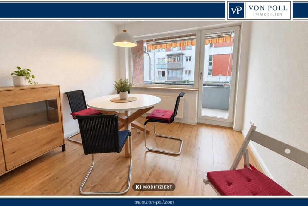 Einziehen statt einrichten – möblierte Wohnung mit Balkon - Foto 3