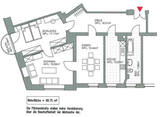 NEUSTADT + 3 RAUM MIETWOHNUNG + ZENTRUMSNAH + AB MAI 2026 - Foto 5