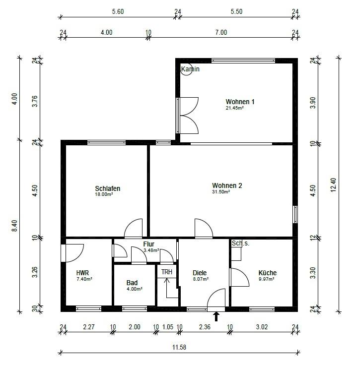 Haus 1 Grundriss EG