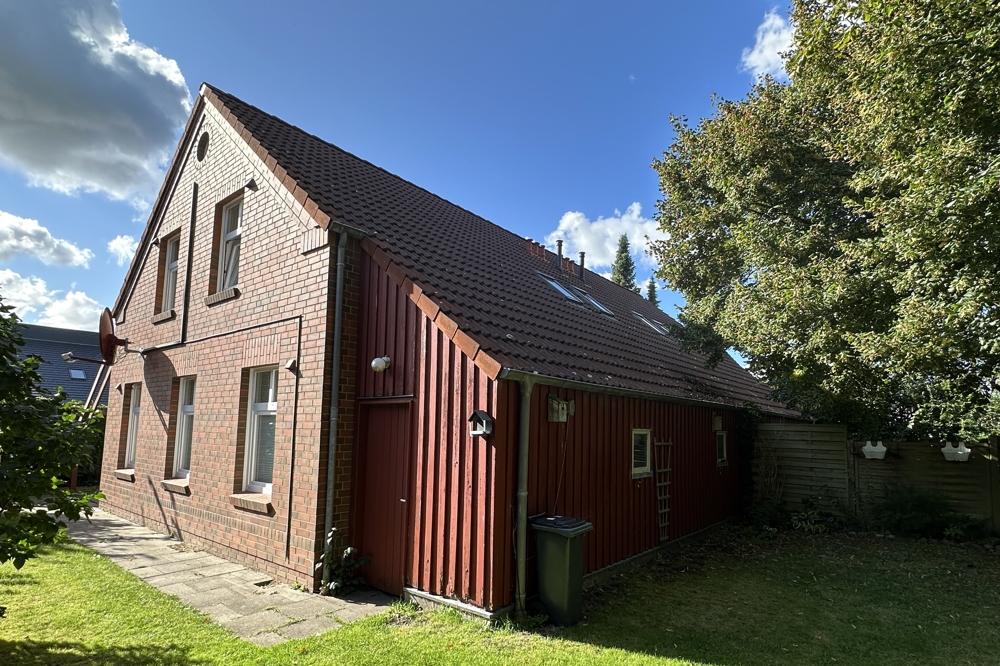Ansicht von Norden Anbau Abstellraum
