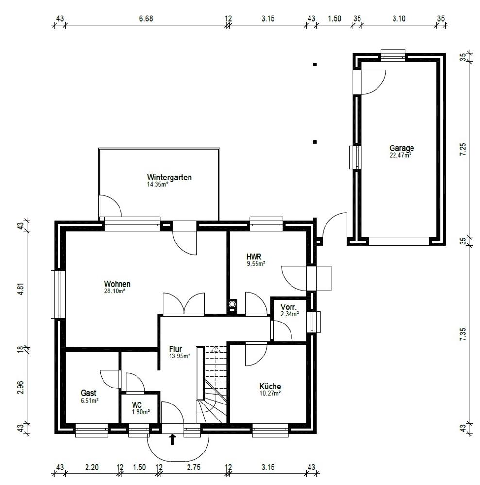 Grundriss EG