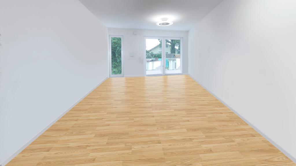 Wohnzimmer leergeräumt