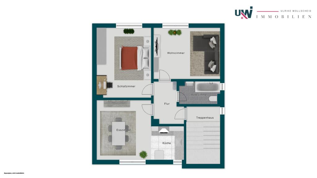 2-Zimmer-Wohnung zur Vermietung in Alt-Erkrath auf der Hochdahler Straße 27 - Photo 1