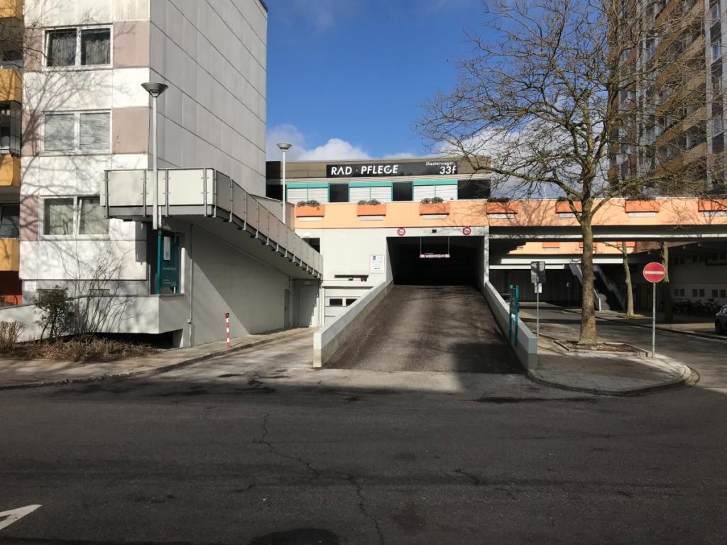 Zufahrt Parkdeck