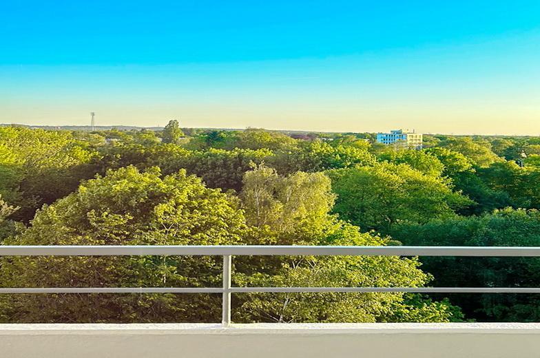 Aussicht vom Balkon