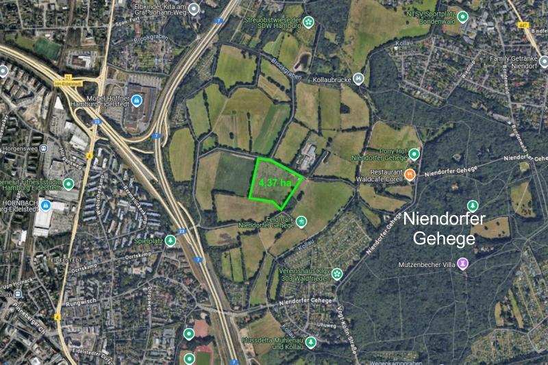 Luftaufnahme 4,37ha Gartenland