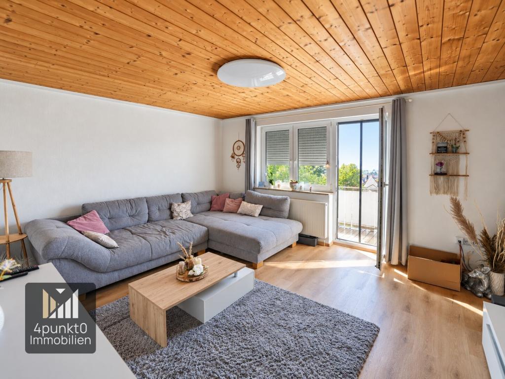 5 Zimmer, große Wohnküche und Weitblick über das Ries - Haustiere nach Absprache - Foto 3