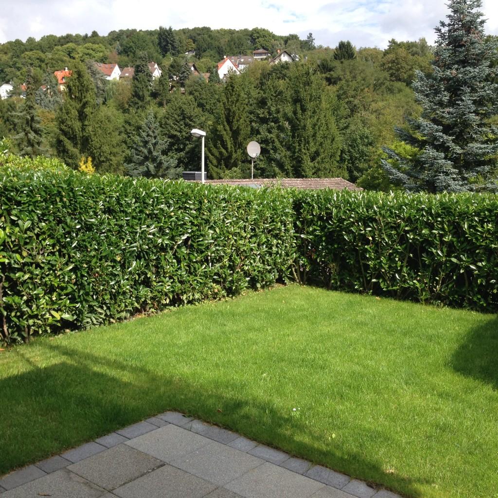 Garten vor Kinderzimmer
