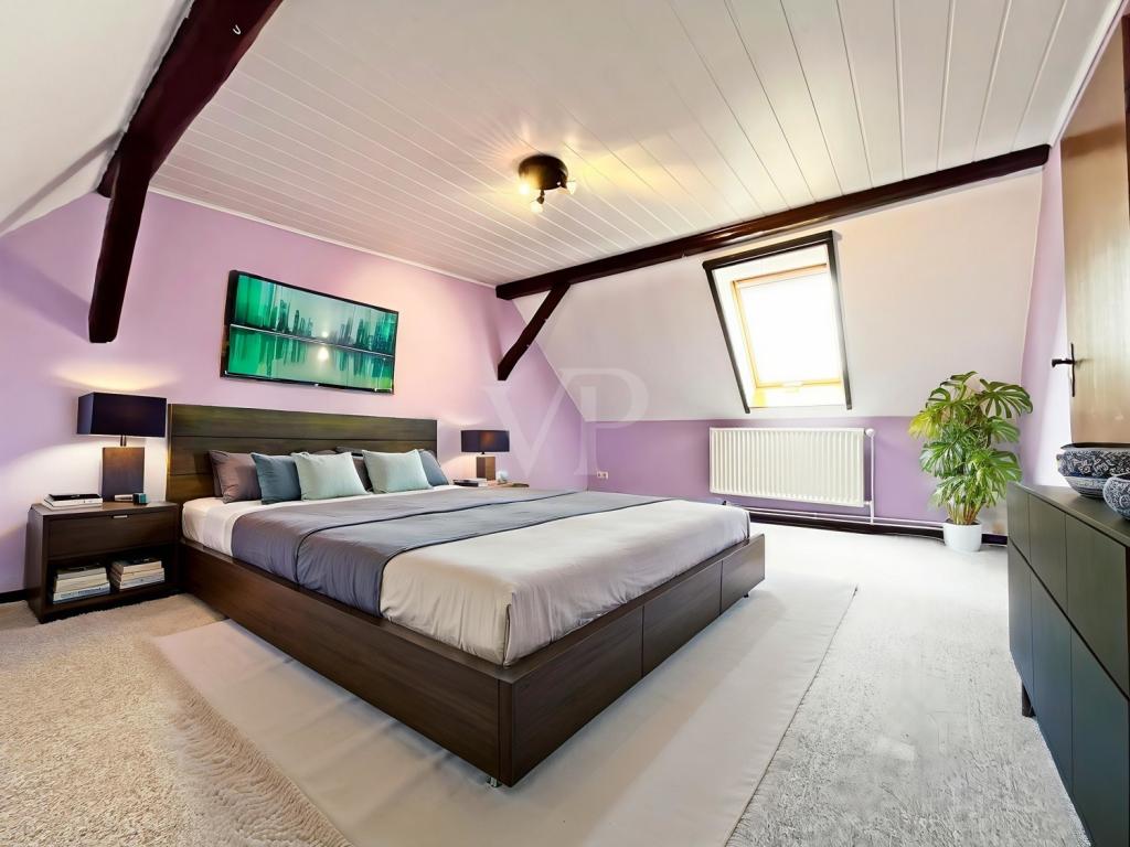 Einrichtungsbeispiel Schlafzimmer DG