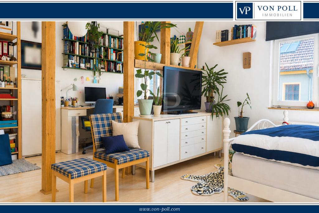 Großzügige 1-Raum-Wohnung in der Nordvorstadt von Weimar - Photo 1