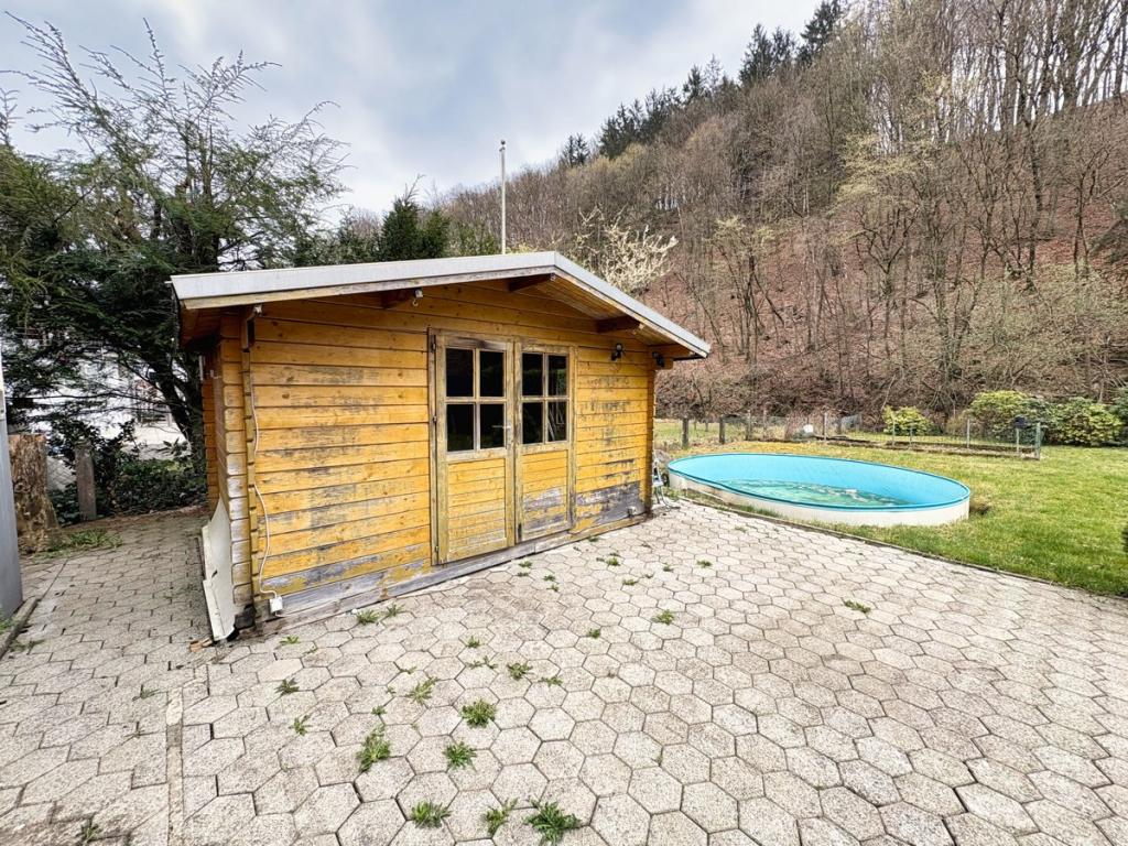 Gartenhütte + Pool
