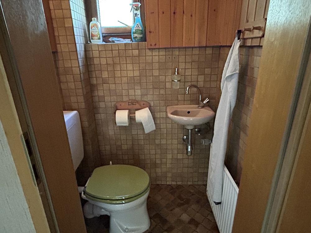 WC im Treppenhaus