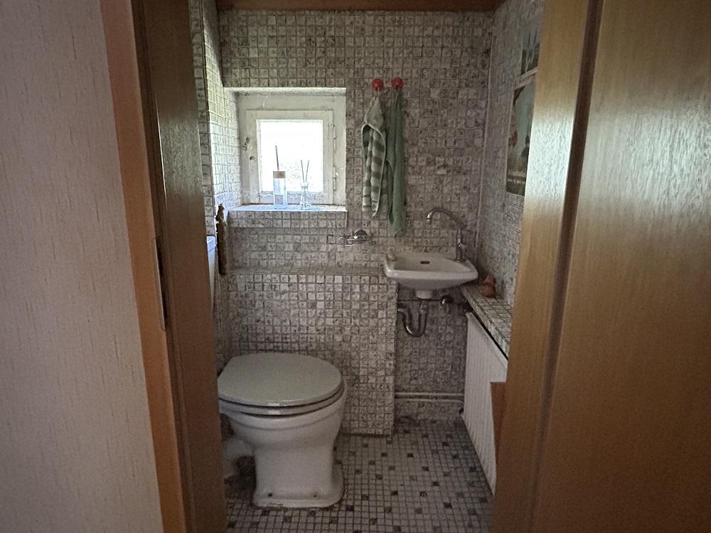 WC im Treppenhaus