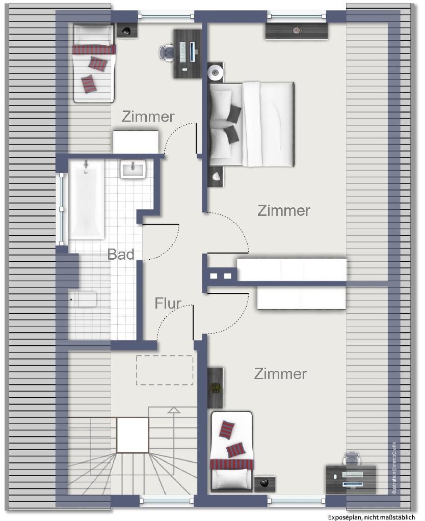 Grundriss Dachgeschoss