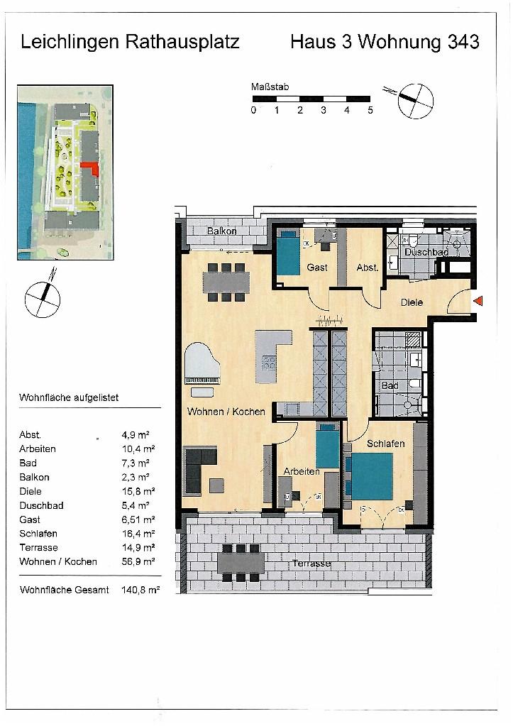 Neubau/Erstbezug: Traumhaftschöne Penthouse-Wohnung direkt an der Wupper! - Photo 5