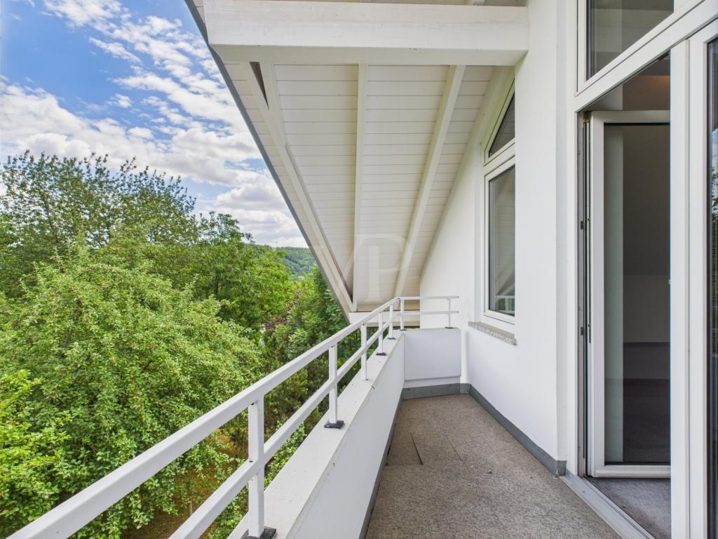 Balkon von Schlaf- und Arbeitszimmer