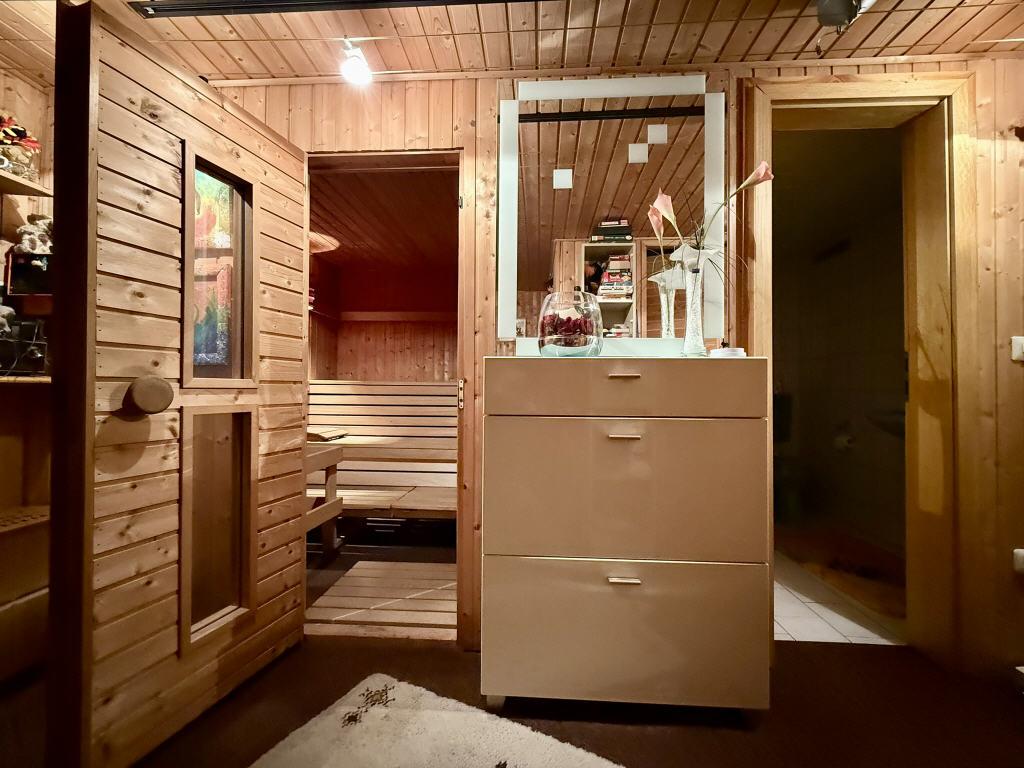 Kellergeschoss: Sauna
