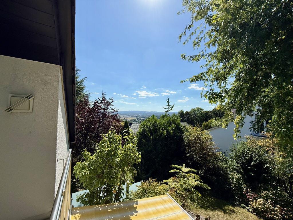 Obergeschoss: Ausblick von der Loggia