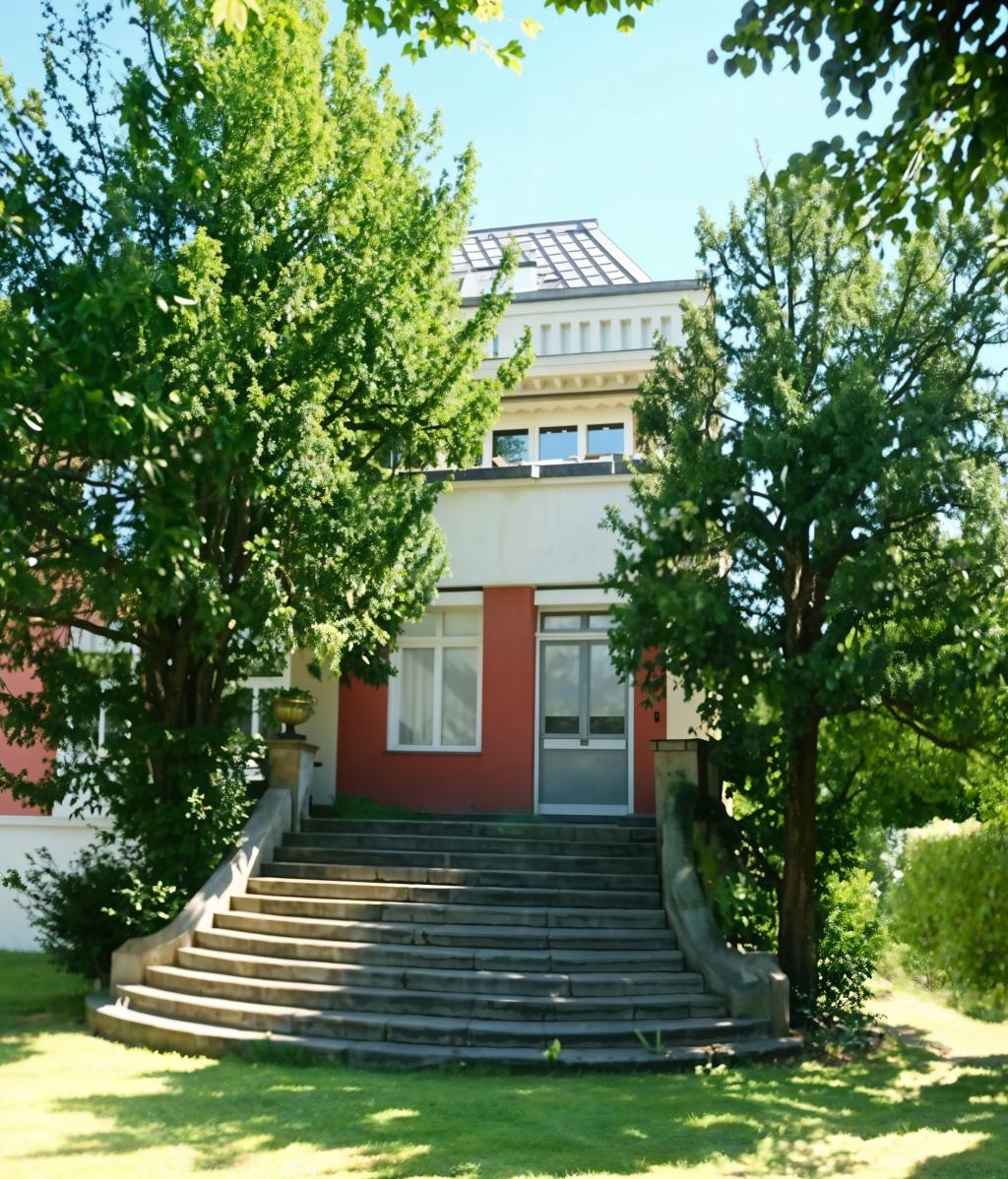 Ansicht Gartenseite - KI