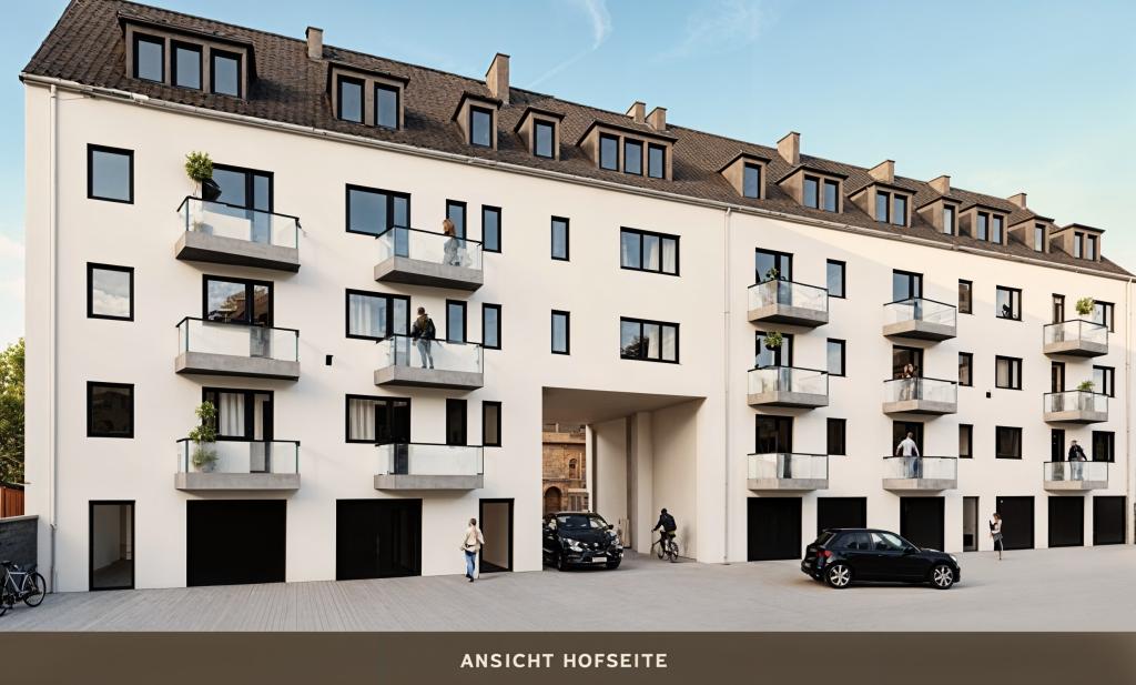 Hausansicht Hofseite KI