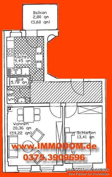 Möblierte 2-Zimmer-Wohnung, CITYNAH und mit BALKON zur Südseite, zu vermieten! - Foto 4