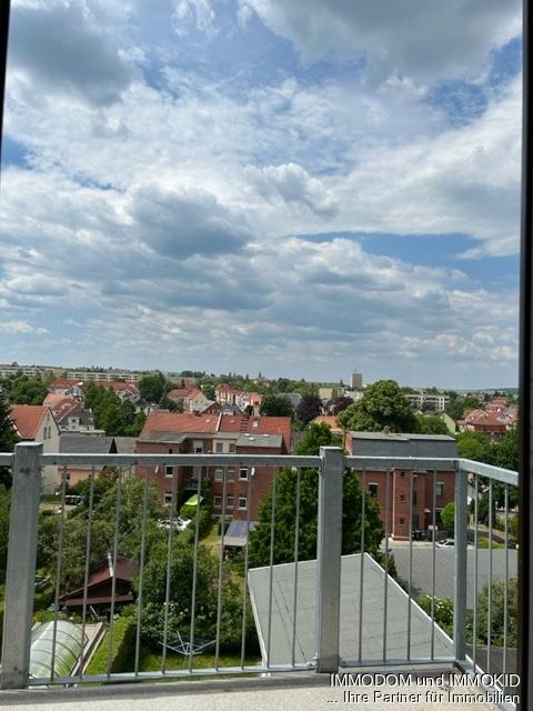 Blick vom Balkon