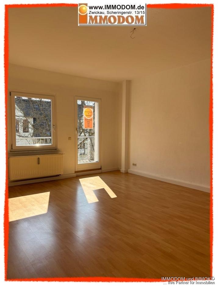 3-Zimmer-Wohnung in Zwickau-Nordvorstadt, herrschaftliches Wohnen mit großer Wohnküche, Erker und 2 Balkonen! - Foto 3