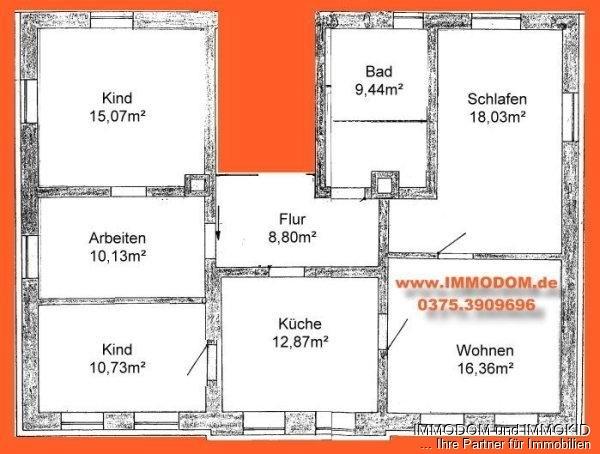 4,5-Zimmer-Wohnung für Familien mit Kindern in Reinsdorf-Friedrichsgrün zu vermieten! - Foto 3