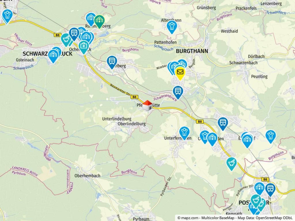 Geolyzer Kartenausschnitt