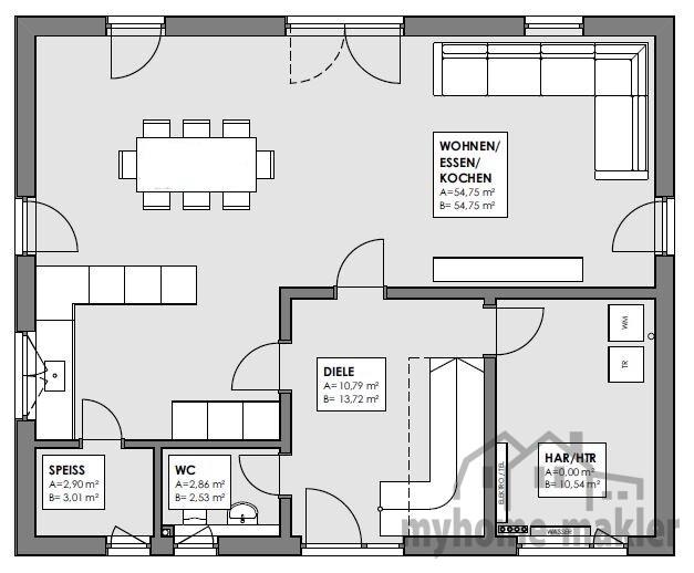 Immobilie in Rothenburg ob der Tauber - AKTIONSHAUS inkl. Küche - Provisionsfrei vom Bauträger: Schlüsselfertig und zum Festpreis! - Bild 3