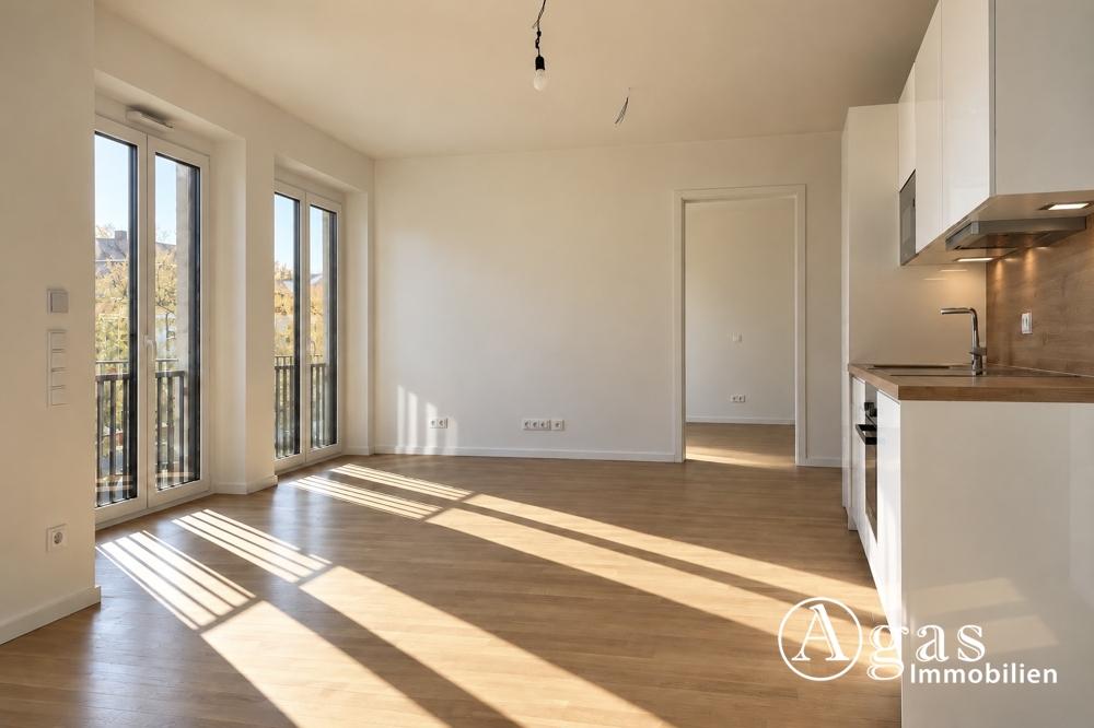 2-Zimmer-Wohnung mit Balkon und Einbauküche auf der Halbinsel Stralau - Foto 3