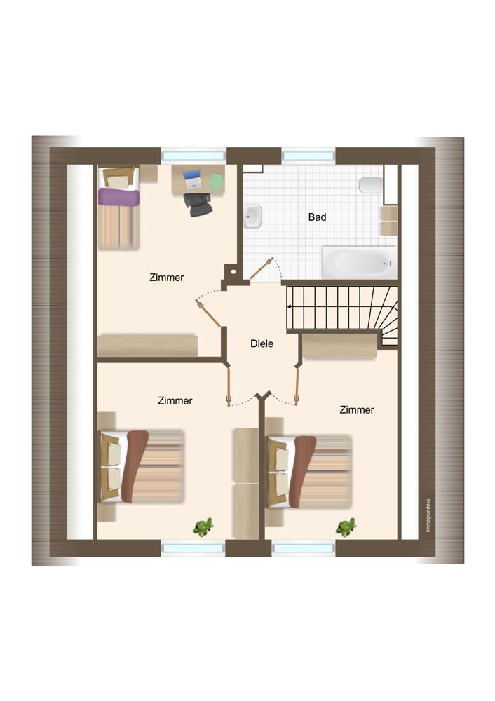 Grundriss Obergeschoss