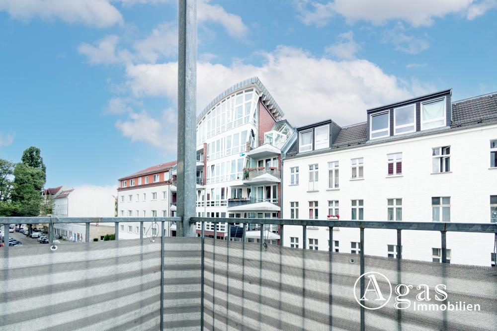 Blick vom Balkon
