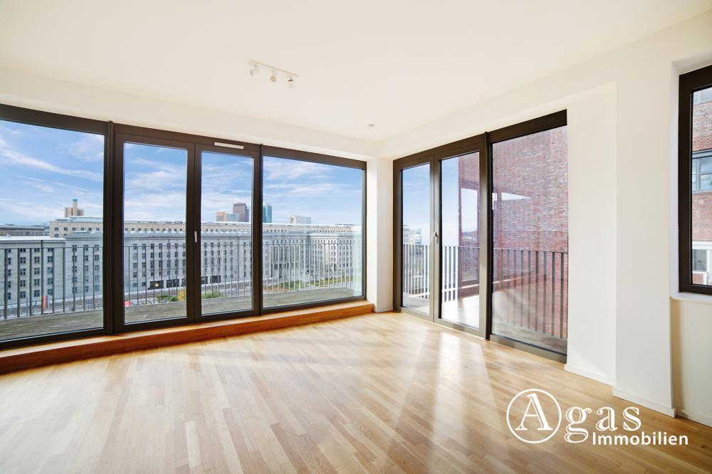 Dachgeschoss! Luxuriöse 3 Zimmer Wohnung mit ca. 88m², EBK und Skyline-View in Mitte - Photo 1