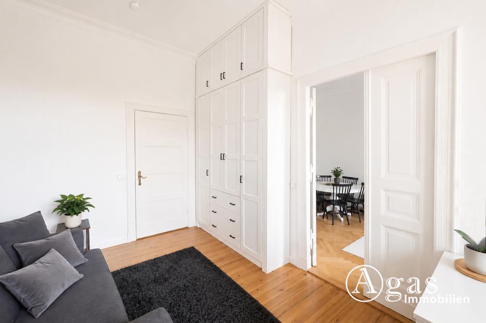 Sehr schöne möblierte 3-Zimmer-Altbau-Wohnung mit Balkon nahe S-Bhf Rathaus Steglitz - Photo 5