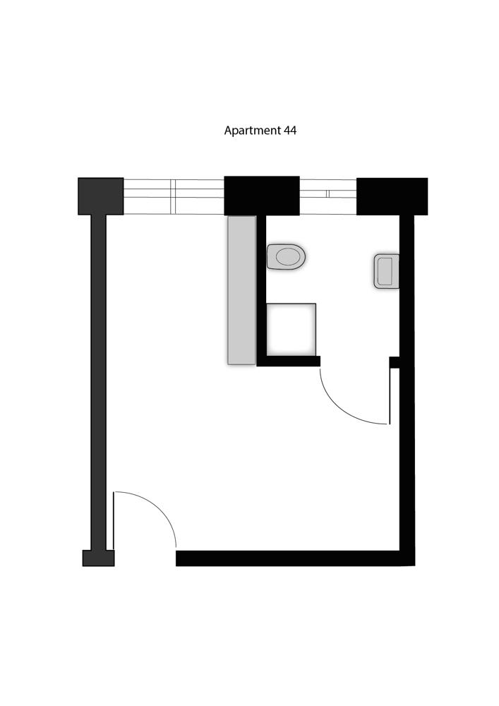 1-Zimmer-Wohnung mit Bad und Küchenzeile in freundlicher Wohnanlage für Senioren - barrierefrei! - Foto 2
