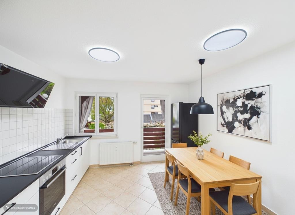 Renovierte 3 Zi Wohnung, EBK, TLB, WC u. Carport-Stellpl. im Herzen von Wernau! - Foto 1