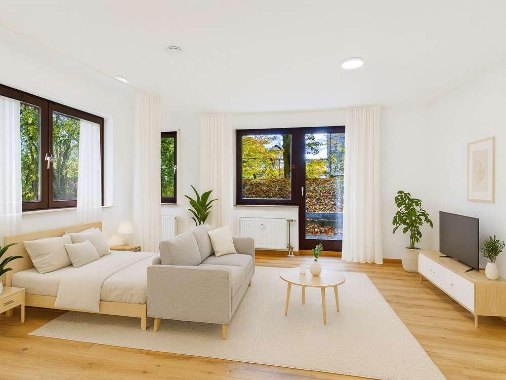Saniert, gepflegt, gut gelegen – 1-Zimmer-Wohnung in Zuffenhausen - Foto 3