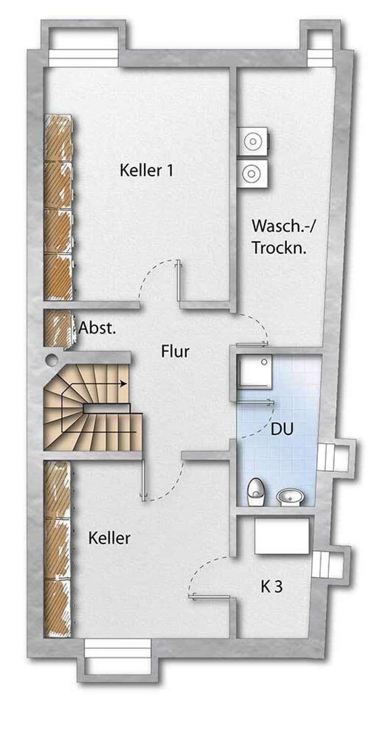 Haus B: Grundriss KG