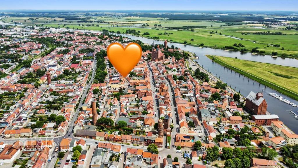 Luftbild Stadt Tangermünde