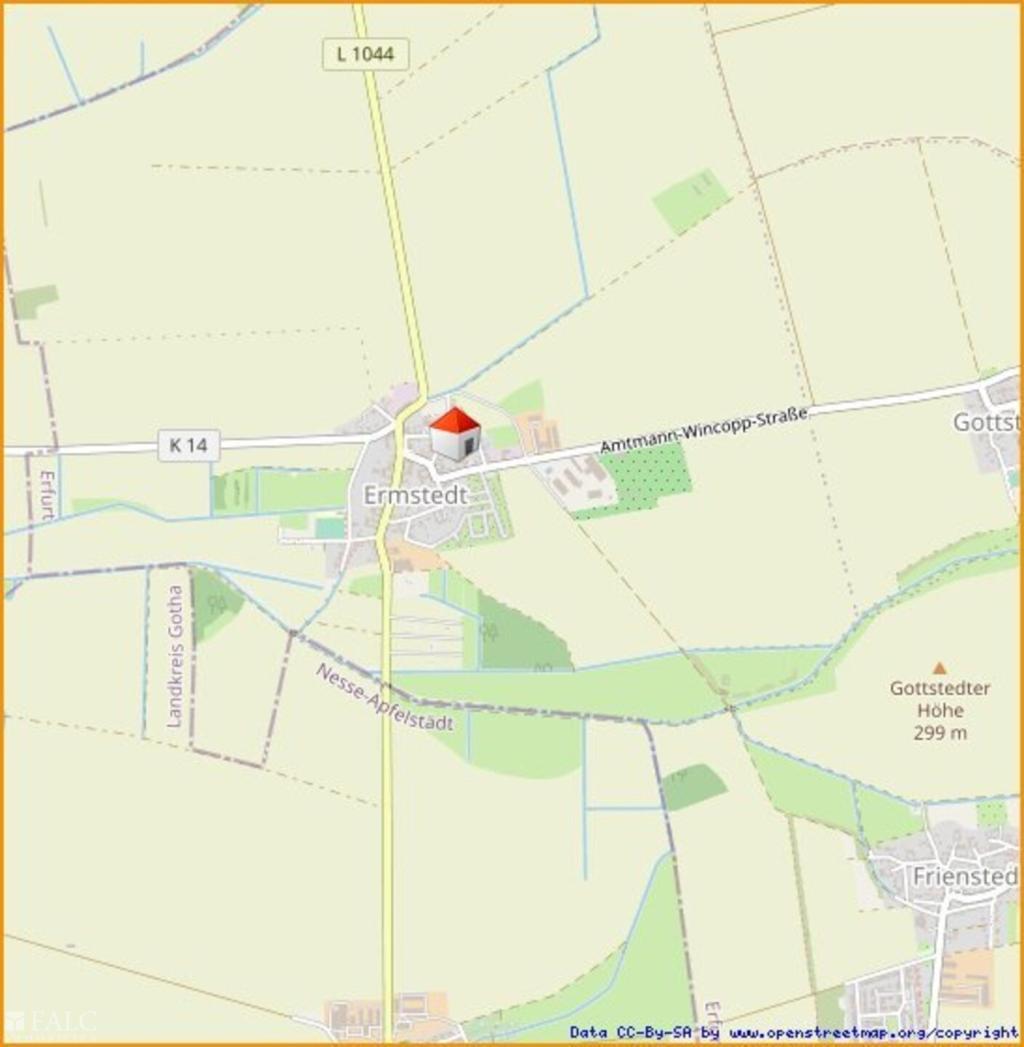 Lage Erfurt/ Ermstedt