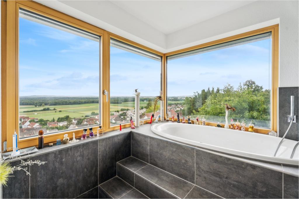 Ausblick Badewanne
